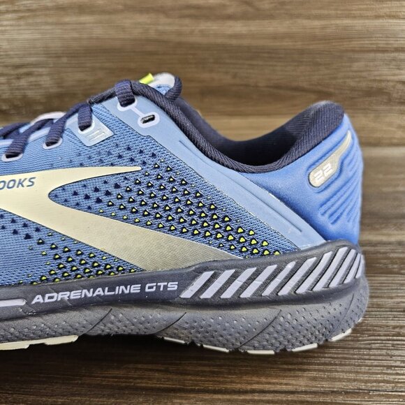 Brooks Adrenaline GTS 22 Guiderails Blue Running Shoes Sneakers - Women's Sz 12 - Picture 15 of 16